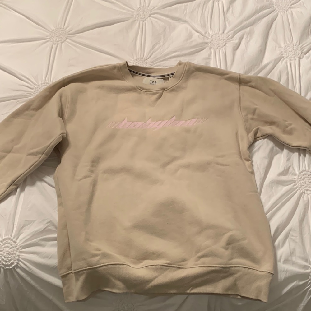 TNA beige crewneck - size M